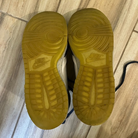 Nike Dunk High Premium white blue glow sneakers high tops Men’s size 12 WORN - Picture 9 of 11